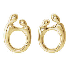 14K Yellow Gold Mother &amp; Child® Earrings  - £120.67 GBP+