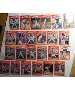 Chicago Cubs 24 Vintage 1989 Baseball Cards DonRuss Sandberg Dawson Biel... - €12,74 EUR