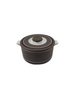 Hornsea England Contras Casserole Cookware Bowl w Lid Brown Vintage - $1,407.49 MXN