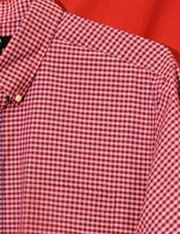 Cremieux Classics Men&#39;s XL Button Up Check Shirt Red Blue Rose LS NWT $79.50 - £12.31 GBP