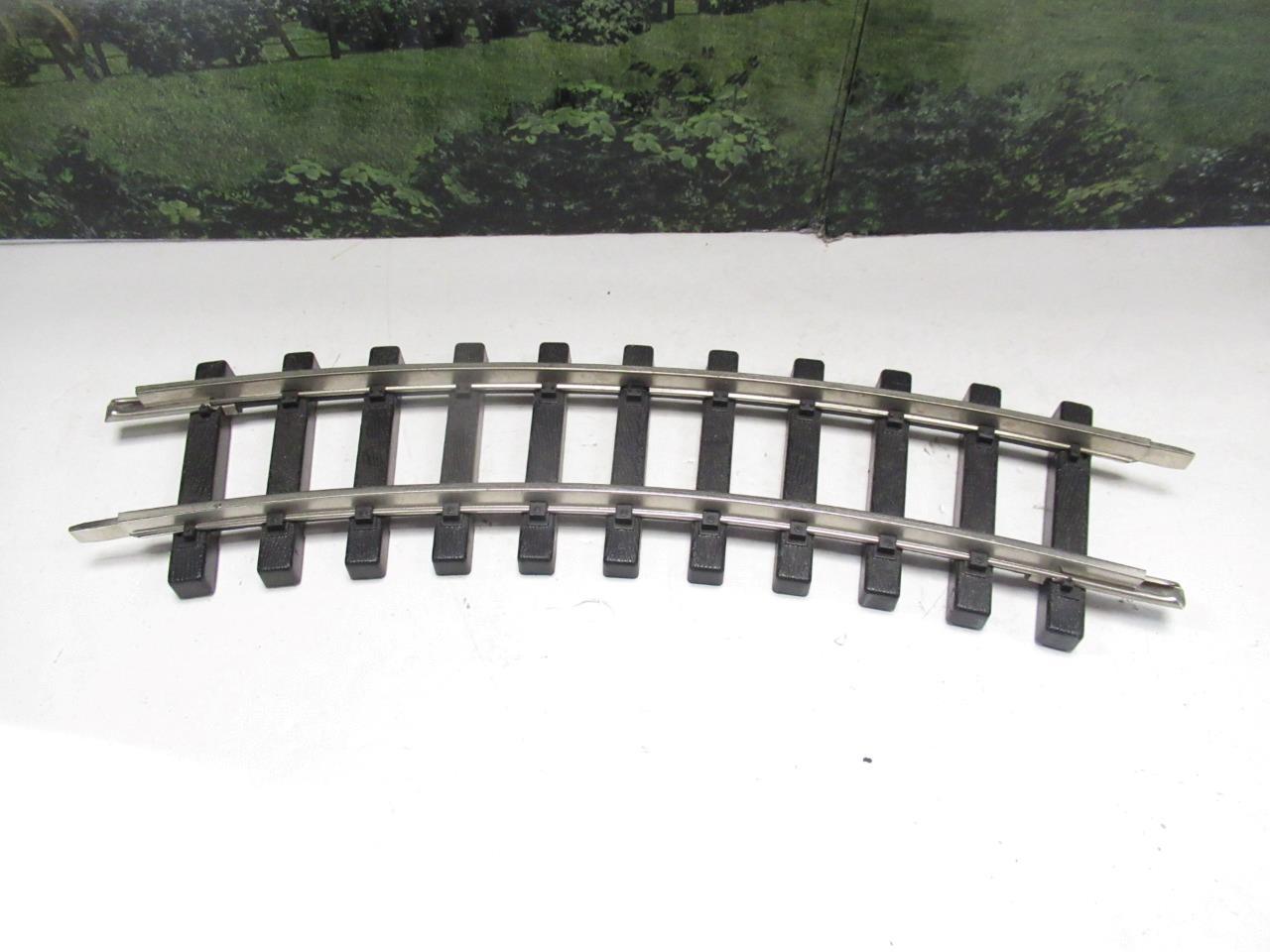 G SCALE - BACHMANN TRAINS - ONE  STEEL CURVE TRACK- EXC-  W75 - $3.19