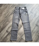 New Lee Extreme Motion Jeans 32x34 Straight Leg Gray Active Stretch Denim - $33.83 CAD