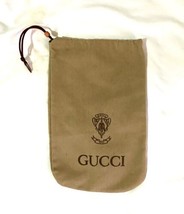 Gucci Shoe Dust Bag Drawstring 14”x 9” - Brown - £23.74 GBP