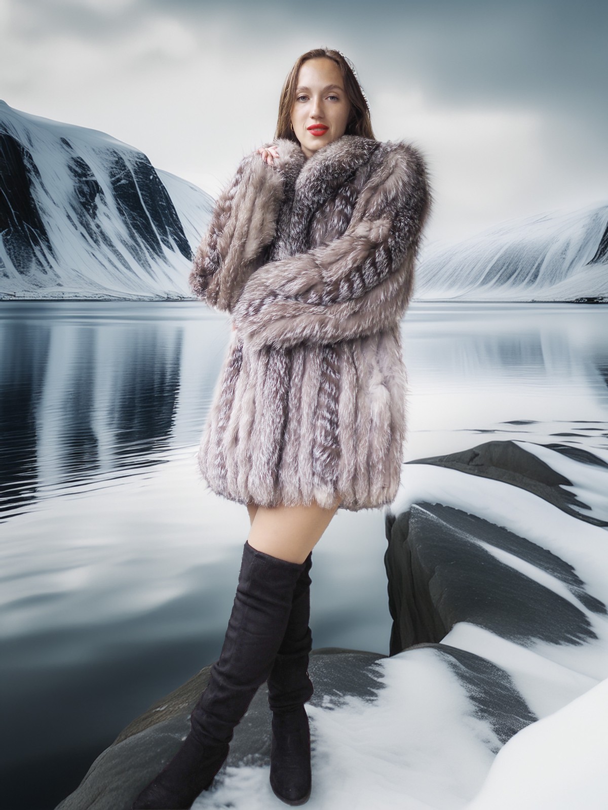 Northern Whisper - A Unique Platinum Silver Fox S Fast Shipping Item image 5