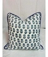 Indian Block Print Cotton Sofa Pillow Case Set Throw Printed Cushion Cov... - $266.85 MXN+