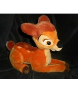 12&quot; DISNEY STORE AUTHENTIC CORE BAMBI LAYING BROWN DEER STUFFED ANIMAL P... - £14.96 GBP