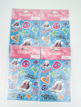 Totally 80s Value Stickers 4 Sheets Each Lot Of 4 Vintage Y2K Girls Rule... - $16.40