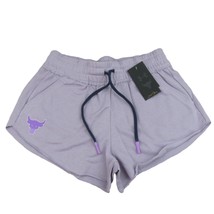 Under Armour Project Rock Rival Terry Gym Training Shorts Womens Size Medium NEW - £27.90 GBP