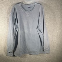 Vintage Champion Light Blue Gray Crew Neck Sweatshirt Adult XL Made In USA - £32.42 GBP