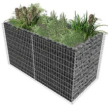 vidaXL Silver Galvanized Steel Raised Bed - 70.9x35.4x39.4 in, Durable - €231,99 EUR