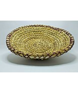 Moroccan Basket Woven Bamboo Vintage Traditional Natural Handmade  Decor - £15.56 GBP