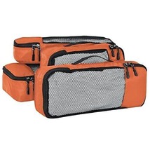 Packing Cubes Travel Pouch Bag - Suitcase Organiser Set of 4 (2 Small and 2 Slim - £25.74 GBP