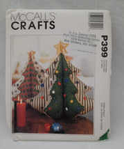 McCall&#39;s P399 9552 Winter Wonderland Christmas Tree Santa Draft Stopper UC FF - £12.42 GBP