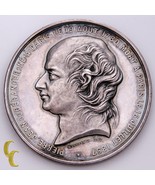 1780-1857 Pierre-Jean De Beranger Commemorative Medaglia - €140,53 EUR