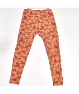 Lularoe Fire Cracker Orange Tall &amp; Curvy Leggings - $10.77