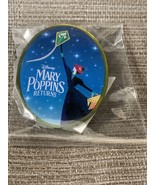 Mary Poppins pin circular metallic classic Elegant  - $28.00