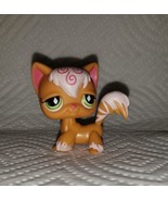 Littlest Pet Shop #511 Orange Angora Cat with Green Diamond Eyes  - £10.32 GBP