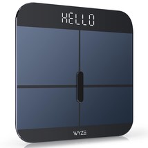 Black 400-Pound Wyze Smart Scale X For Body Weight, Digital Bathroom, And Pets. - £37.44 GBP