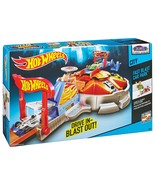 Hot Wheels City - FAST BLAST CAR PARK w/ Launcher &amp; Vehicle DRIVE IN - B... - £16.81 GBP