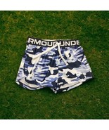 NEW Under Armour Girls&#39; Play Up CamoPrint Loose Shorts SIZE YSM/P/CH Blu... - $309.96 MXN