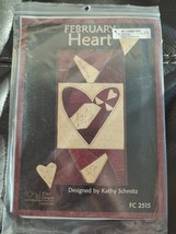 Four Corners Designs - February Heart Quilt Pattern (12&quot; x 24&quot;) #FC 2515 - £8.27 GBP