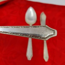 3 pc Serv Pcs Silverplate Wm Rogers ALDEN 2 Serving Spoons N 1 Spreader ... - $14.98