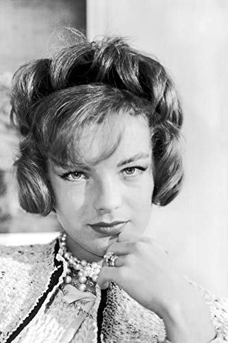 Romy Schneider Beaded Necklace Wearing Rings Portrait 24x18 Poster - $24.74