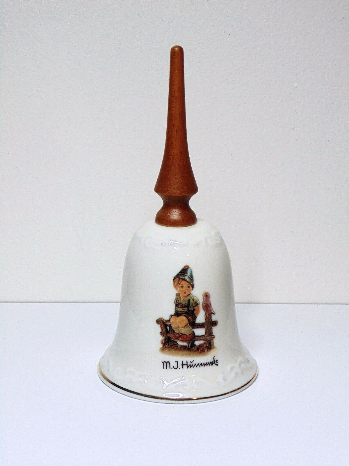 Hummel Wayside Harmony With Wooden Handle Collectible Bell - $11.33