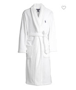 Polo RALPH LAUREN Shawl Collar White Plush Bath ROBE Size: L/XL New SHIP... - £153.95 GBP