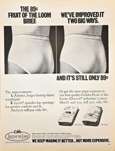 FRUIT OF THE LOOM-Underwear-Shorts-Making it better-1971 Vintage Print Ad - €9,75 EUR