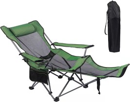 Kefomol Camping Lounge Chair, Portable Reclining Camping Chair, Folding Camping - £51.05 GBP