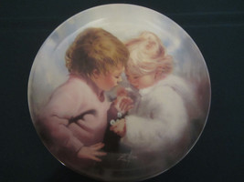 Tiny Treasures Collector Plate Donald Zolan Childhood Friendship #3 Children - £18.02 GBP