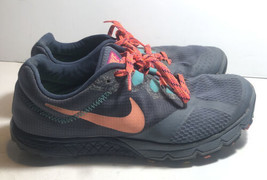Nike Zoom Wild Horse Women&#39;s Size 8 Blue Running Comfort Sneakers 654442-402 - £21.63 GBP