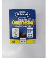 Dr. Scholl&#39;s Graduated Compression Unisex Open Toe Post-Surgical Socks 2... - $310.40 MXN