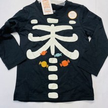 Toddler 2T Skeleton Halloween Shirt Costume Glows In Dark-Carters - £10.44 GBP