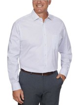Calvin Klein Mens Dress Shirt Gray Wrinkle-Free Stretch Long Sleeves Lig... - $49.99