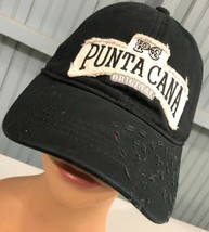 Punta Cana Black Robin Ruth Tourist Adjustable Baseball Cap Hat  - £12.16 GBP