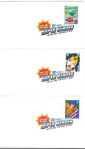 USPS FDI Super Hero Stamp Lot DC Comics ~ Wonder Woman Aquaman Plastic M... - $188.28 MXN