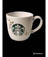 Starbucks 2013 Coffee Holiday Collection Mug White Classic Green Mermaid... - £5.45 GBP