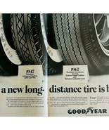 1967 Goodyear Tires Vytacord Advertisement Post Magazine Automobilia HM2CC - $556.74 MXN