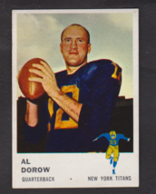 1961 Fleer Football #210 Al Dorow New York Titans NM-MT - $17.96