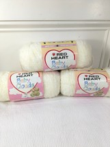 NEW Red Heart Yarn Baby Clouds 3 skeins pastel yellow #9321 super bulky - £38.61 GBP