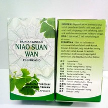 10 Box Niao Suan Wan Bainian Ginkgo Herbal gout, rheumatism Originall - $79.00