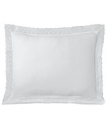 1 Ralph Lauren Indigo Montauk Elodie Standard Embroidered Scalloped sham... - $67.15
