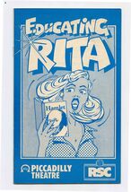 Educating Rita Piccadilly Theatre London 1981 Mark Kingston Shirin Taylor - $13.86