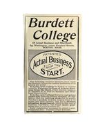 Burdett Business College 1894 Advertisement Victorian Boston Mass ADBN1jj - $28.01 CAD