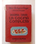 Antique CookBook ENCICLOPEDIA CULINARIA LA COCINA COMPLETA In Spanish fr... - $186.99