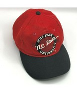 NC State University Wolfpack Fitted Baseball Hat Red Size 7 1/8 The Game... - $29.69