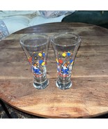 (2) 1987 Bud Light Spuds Mackenzie Pilsner Beer Glasses Birthday Party A... - $15.00