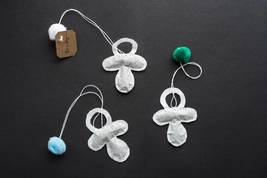 Tea Bags Baby Pacifier shaped Birth Baby shower gift 5 pieces Birth Baby boy Bab - $12.69